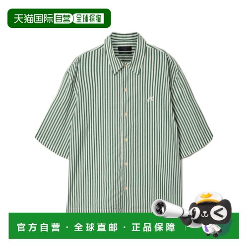 1h可退 ALL SAINTS 男士衬衫 M133SEWHITEGREEN AW2026 绿色