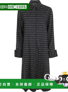 Maria Calderara 女士连衣裙 S708B91 AW2024 黑色 SHIRT DRESS