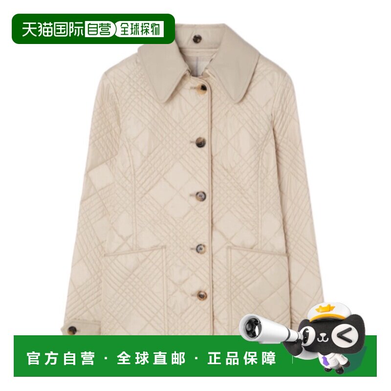 BURBERRY 女士西服 81271841 CO 花色 微格纹尼龙夹克