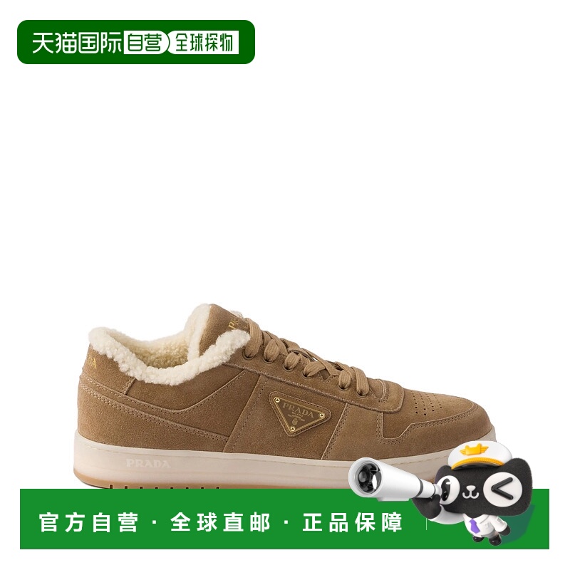 1h可退 PRADA 男士休闲鞋 2EE364FA0003AZBF0314 AW2025 浅棕色
