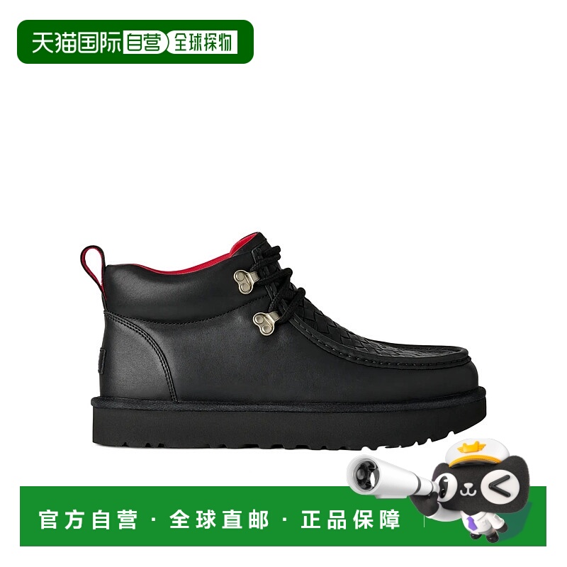 1h可退 UGG 男士休闲鞋 1176811BLK AW2025 黑色 圆头靴子