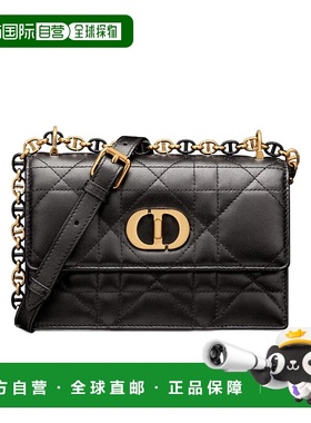 DIOR 女士斜挎包 S5169UDAXM900 SS2024 黑色 MISS CARO 迷你单肩