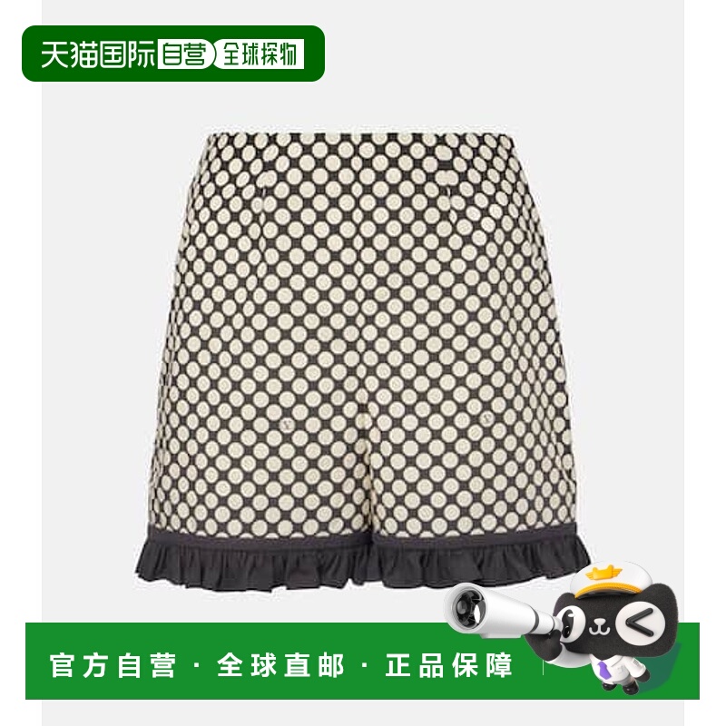 1h可退 潮奢 Valentino 华伦天奴 女士 Plus De Pois 棉府绸短裤
