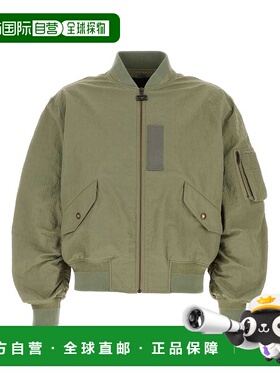 GIVENCHY 男士夹克 BM01C315X4331 SS2025 灰色 Nylon Bomber Jac