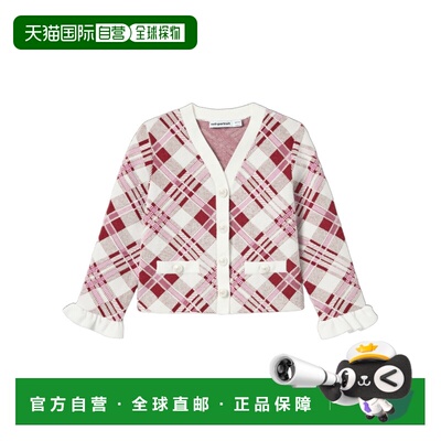 1h可退 SELF-PORTRAIT 女童针织衫 PF25705CBURGUNDY AW2025