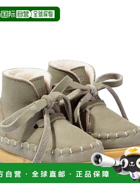 1h可退 潮奢 Donsje 婴儿 Wisi 皮质短靴童鞋 grey灰色 舒适时尚