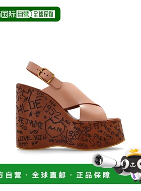 CHLOÉ 女士凉鞋 CHC25A02YPI6E4 AW2025 粉红色 Wedge sandals 