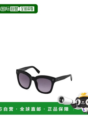 DSQUARED2 女士眼镜 DQ017501B AW2025 黑色太阳镜