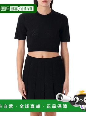 GIVENCHY 女士针织毛衣  SS2025 25PBW90TT4ZPN001黑色针织衫