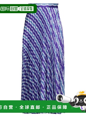 潮奢 Sandro 女士 中长半身裙 purple紫色 舒适时尚