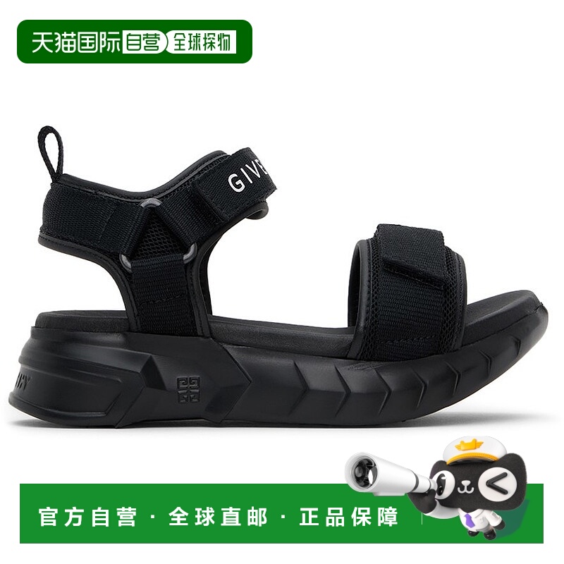 1h可退 潮奢 Givenchy 纪梵希 男童 黑色 Marshmallow 儿童凉鞋童