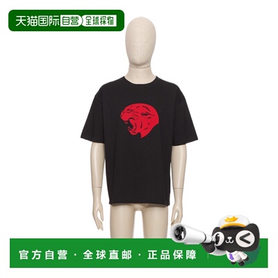 VALENTINO 男士T恤 VMG16PBM70NR SS2026 黑色 短袖T恤