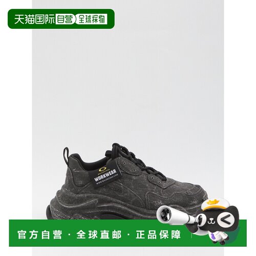 BALENCIAGA 男士休闲鞋 536737WTSUL1010 SS2026 黑色巴黎世家
