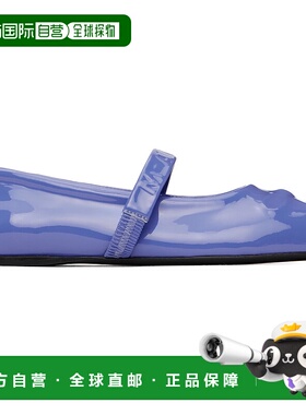 1h可退 潮奢 Marni 玛尼 女士 蓝色 Little Bow 芭蕾鞋 MJMS00770