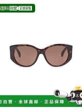 BALENCIAGA 女士太阳镜 832110T00397623 SS2025巴黎世家 棕色