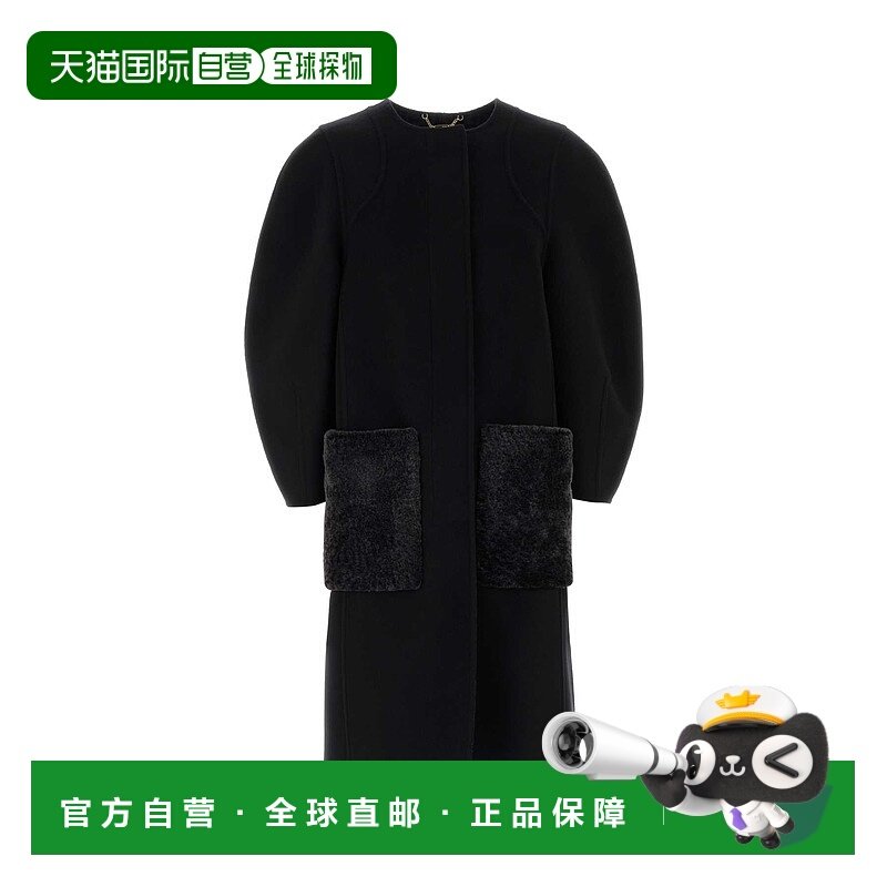 FENDI 女士大衣 FF6165A5HDF1FL8 AW2025 黑色 Fendi Coats