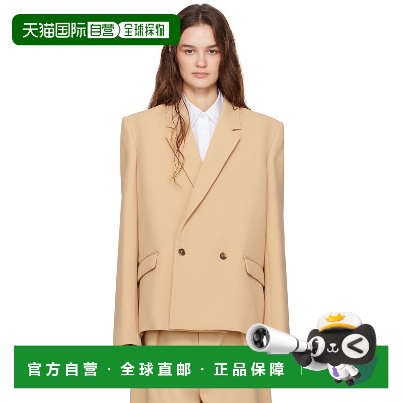 1h可退 潮奢 WARDROBE.NYC 女士 米色 Hailey Bieber 联名 HB 西