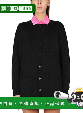 1h可退 MOSCHINO 女士针织衫 090327001555-3 SS2023 黑色 Moschi