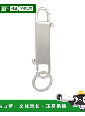 RICK OWENS 男士钥匙扣 RA02E0793MET128 AW2025 灰色扣环