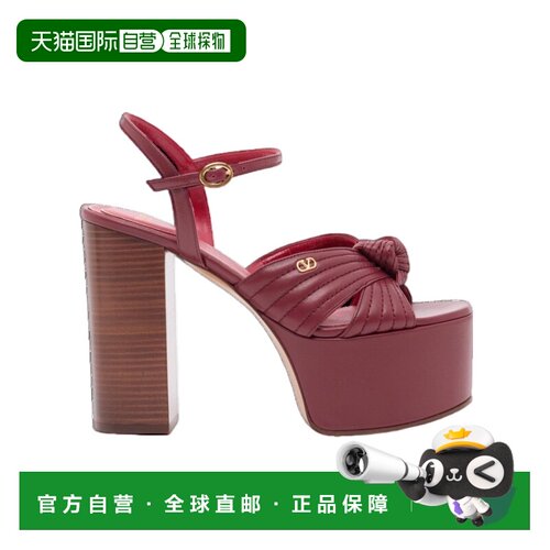 VALENTINO 女士凉鞋 WS0NS1BEY5G6 AW2026 红色 圆头高跟凉鞋