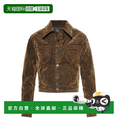 AMIRI 女士夹克 AW426JA0190004F AW2026 棕色 Denim jacket with