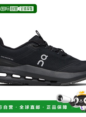1h可退 潮奢 On 男童 黑色 Cloudnova 儿童运动鞋童鞋童装 3YF300