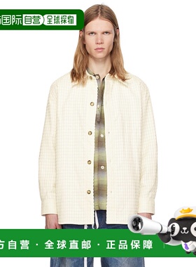 1h可退 潮奢 Andersson Bell 男士 白色 Gabriel Long 衬衫 atb11