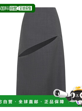 1h可退 潮奢 Jil Sander 吉尔 桑达 女士 中长半身裙 J03MA0305J4