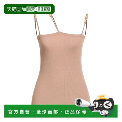 1h可退 潮奢 Baserange 女士 上衣 BROWN 背心时尚棕色舒适