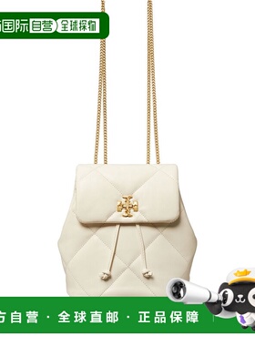 TORY BURCH 女士双肩包 170485100 AW2025 白色 菱格纹双肩包