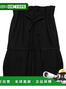 PRADA 女士半身裙 P3Q62G18DESOOOF0002 AW2025 黑色a字裙