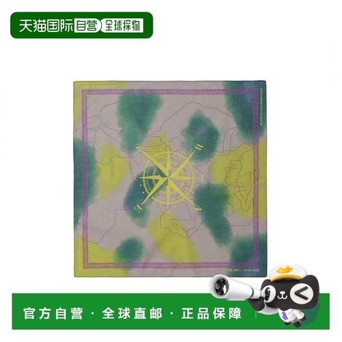 日本Nanga Journey Pattern Bandanna印花头巾