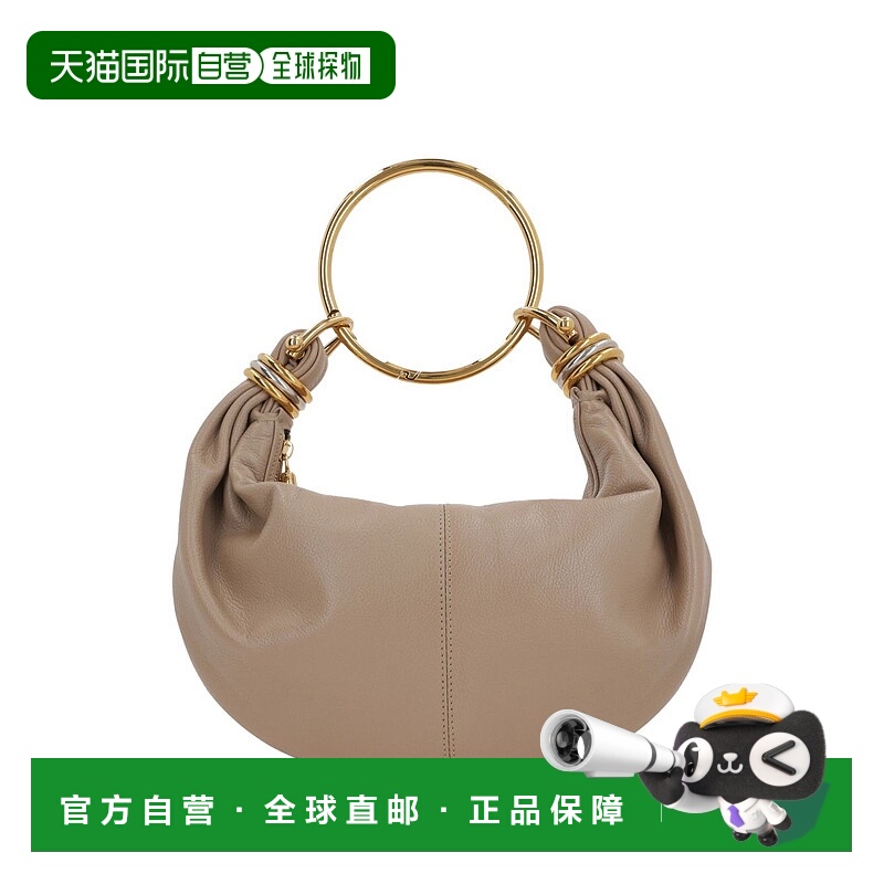 1h可退 CHLOÉ 女士手提包 CHC24AS611N7220E SS2025 浅棕色
