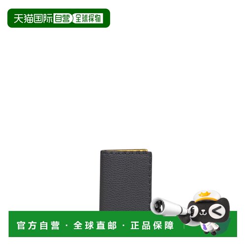 FENDI 男士卡包 7M0349AW2FF0R2A SS2026 黑色 Selleria bi-fold