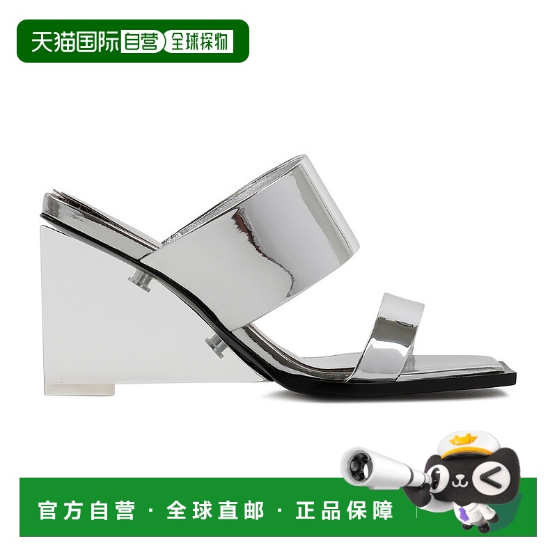 潮奢 mcqueen 亚历山大 麦昆 女士 露趾高跟凉鞋 747190W4WG0