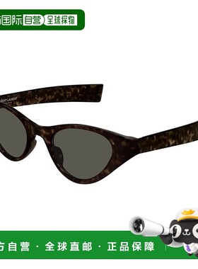 1h可退 SAINT LAURENT 女士眼镜 SLM144002 CO 黑色 猫眼太阳镜