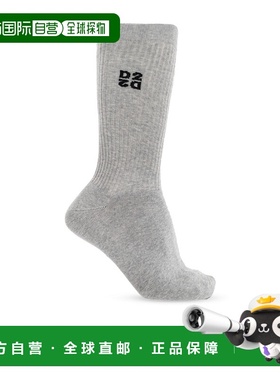 DSQUARED2 男士袜子 DFV143310035 AW2025 灰色 徽标袜子