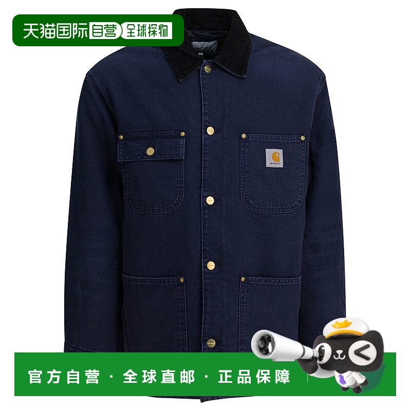 1h可退 CARHARTT WIP 男士夹克 I0356130DI4O03 AW2025 蓝色