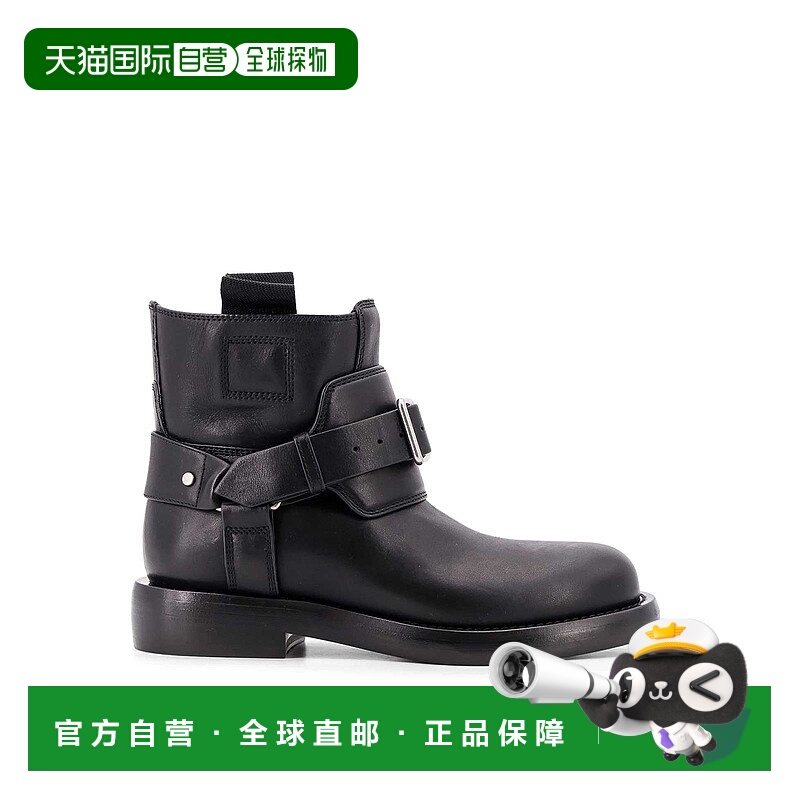 1h可退 BURBERRY 女士靴子 8101287 SS2025 黑色 Cobble短靴女靴