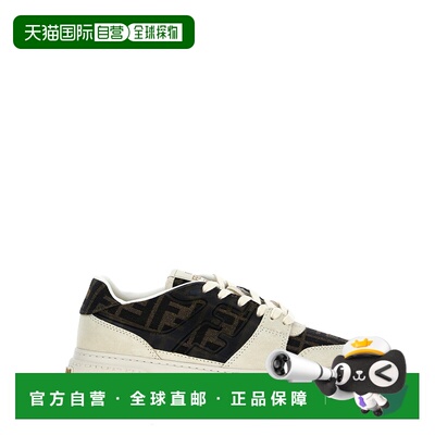 FENDI 女士运动鞋 8E8572AQ6IF1PYW SS2026 白色 MATCH CROS+TESS