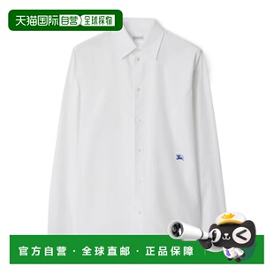80905351 衬衫 AW2024 白色 BURBERRY 翻领长袖 男士