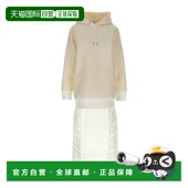 米白色 SS2025 2507635151 长袖 SACAI 连衣裙 女士休闲套装