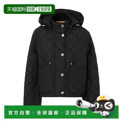 1h可退 burberry 女士 羽绒服短款棉服可拆卸博柏利