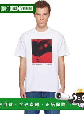 1h可退 潮奢 Givenchy 纪梵希 男士 白色 Regular Fit T 恤 BM71N