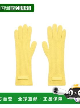 JACQUEMUS 女士手套 246AC6685217250 AW2024 黄色