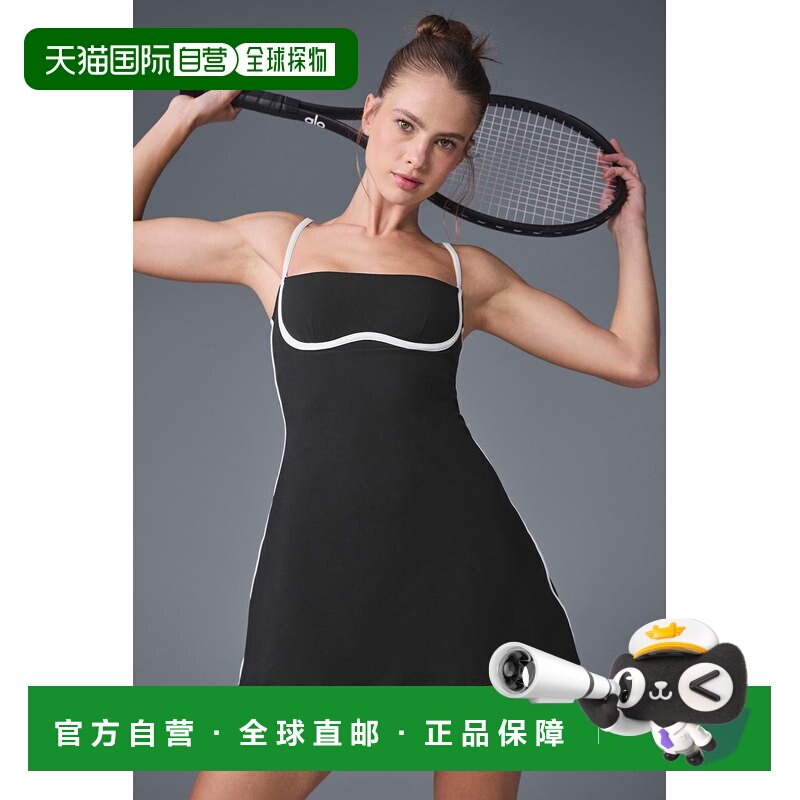 alo yoga Airbrush 拼色设计休闲透气网球内带底裤吊带连衣裙 女w图片