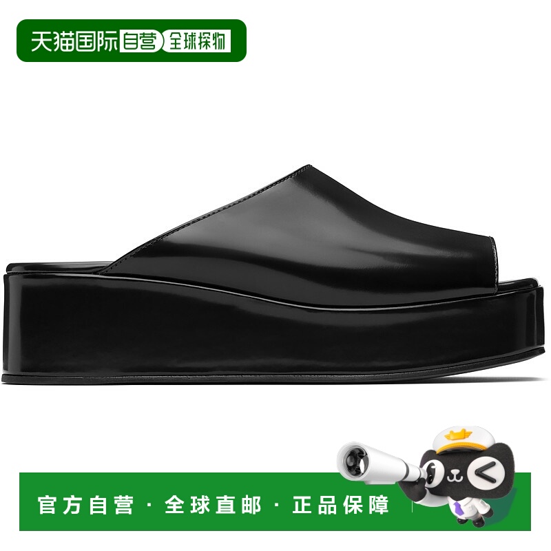 1h可退 潮奢 The Row 女士 黑色 Emi Flatform 凉鞋 F1597L604