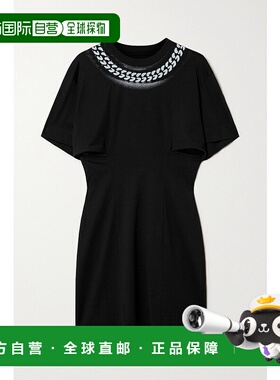 1h可退 潮奢 Givenchy 纪梵希 女士 链饰印花T恤式连衣裙 BW21853