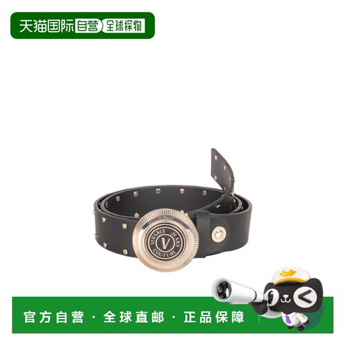 1h可退 VERSACE JEANS 男士腰带 73YA6F08ZP180N77 AW2022皮带
