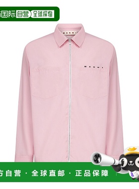 MARNI 男士衬衫 CUMU0297P0USCT88LOC06 AW2025 粉红色长袖